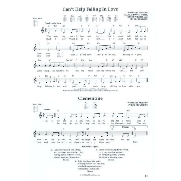 Hal Leonard The Daily Ukulele 365 Songs