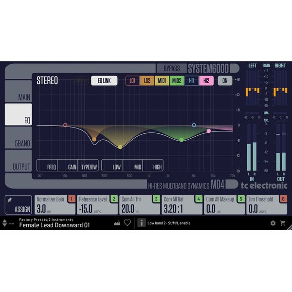 tc electronic MD4 HD Hi-Res Multiband Dynam.