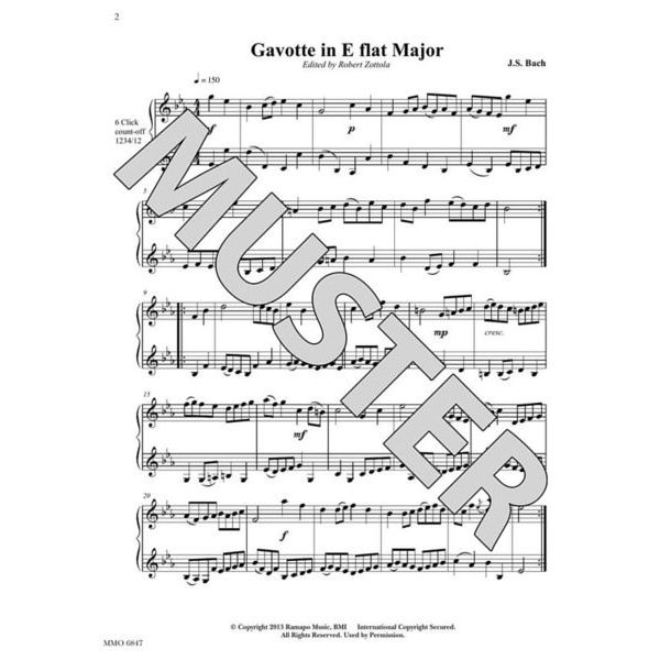 Music Minus One Bach Inventions Trumpet