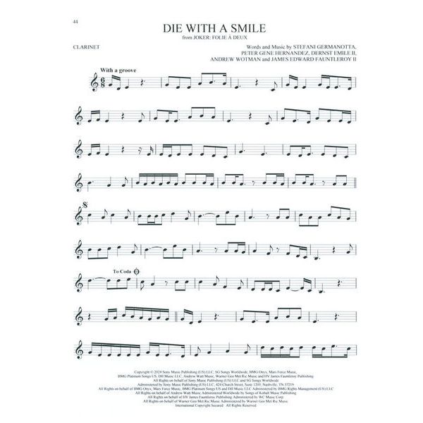 Hal Leonard 101 Top Hits for Clarinet