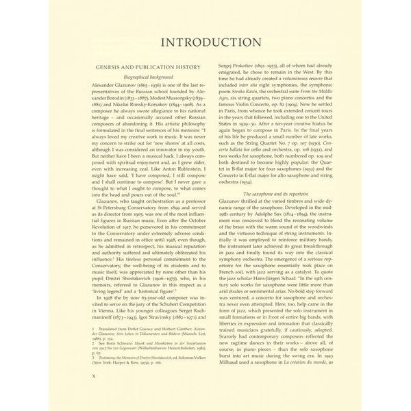 Brenreiter Glasunow Concert Es-Dur