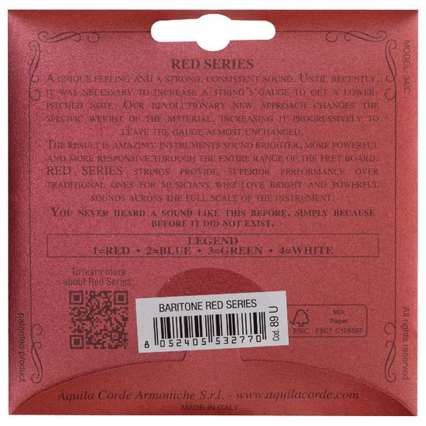 Aquila 89U Red Series Baritone Set