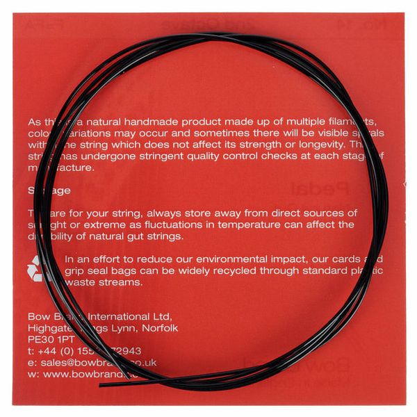 Bow Brand Pedal Natural Gut 2nd F No.14