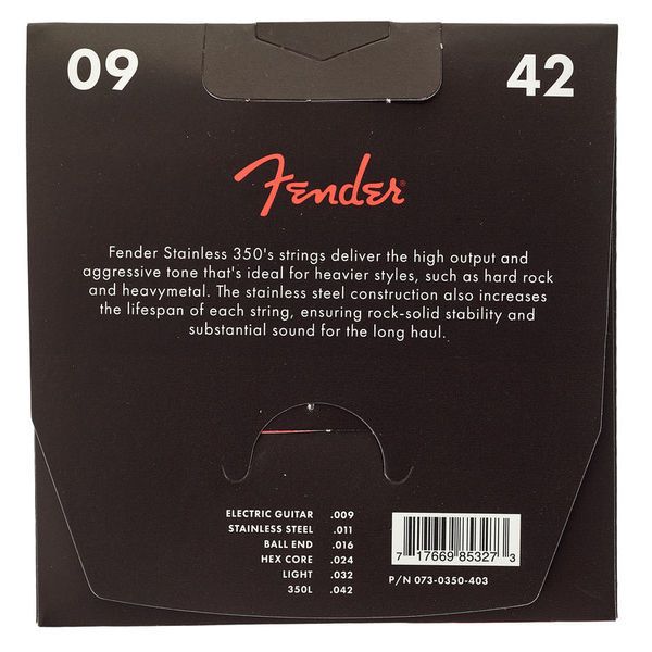 Fender 350L Stainless Steel Strings