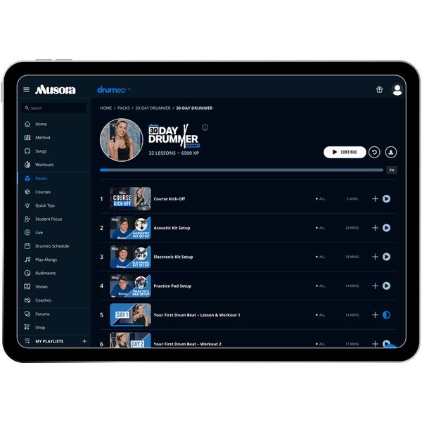 Drumeo Drumeo+ 30 Days Membership