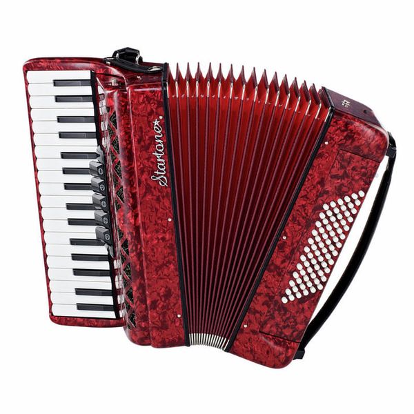 Startone Piano Accordion 72 Red MKII