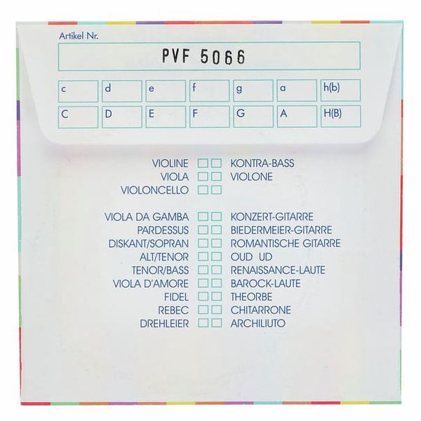 K&uuml;rschner Large Theorbo Single String e