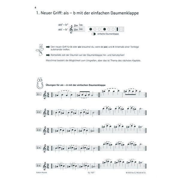 Ricordi Flöte Spielen C