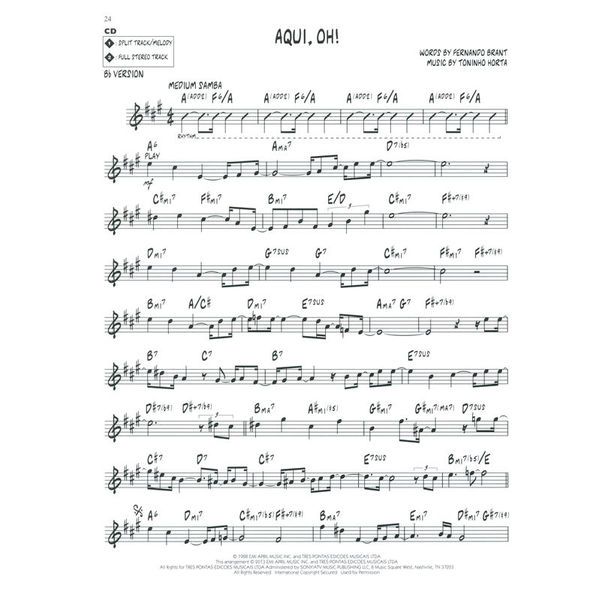 Hal Leonard Jazz Play-Along Samba