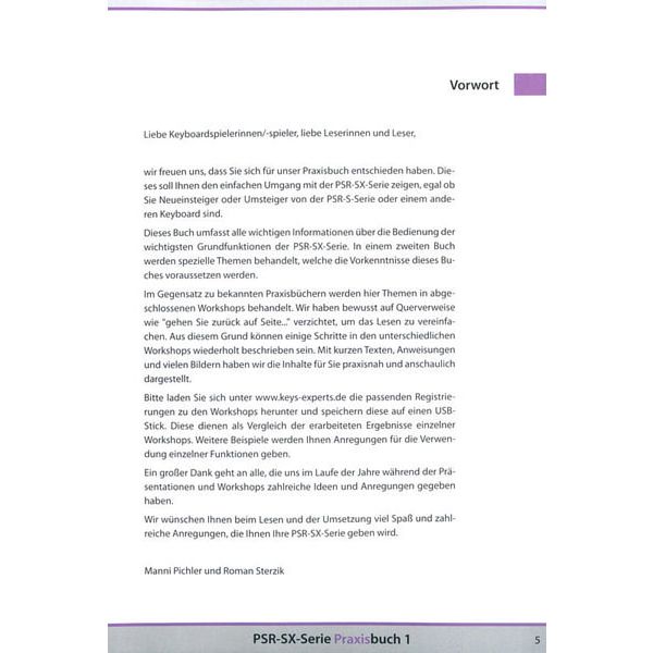 Keys Experts Verlag SX700/900 Praxisbuch  1