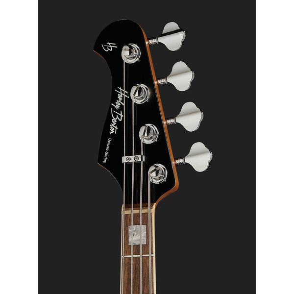 Harley Benton MV-4JB LH Black w/Case