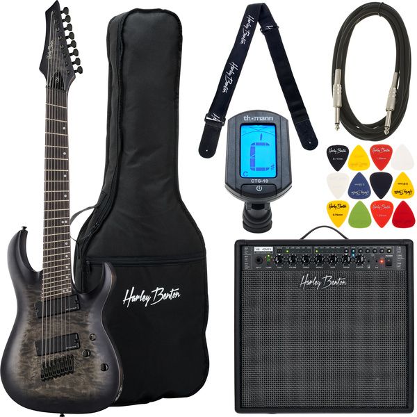 Harley Benton MultiScale-8 QBB Set
