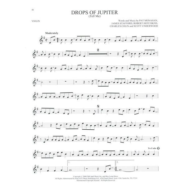 Hal Leonard 101 Hit Songs For Violin