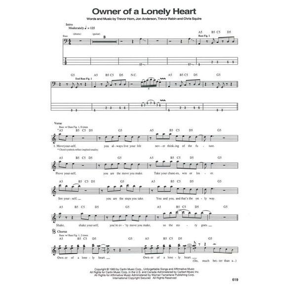 Hal Leonard Bass Tab White Pages