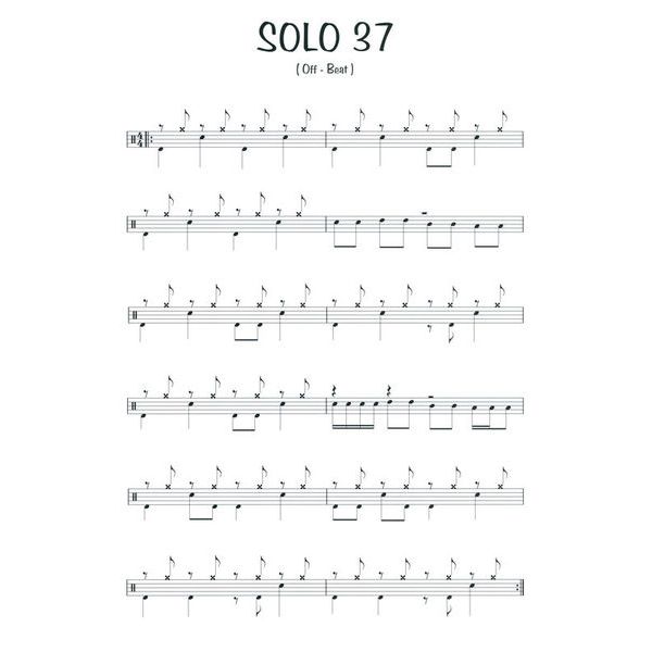 Bosworth 66 Drumsolos Modern Drummer