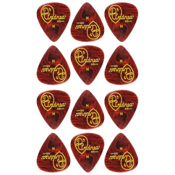 dAndrea Celluloid Pick Set 0,96 Shell