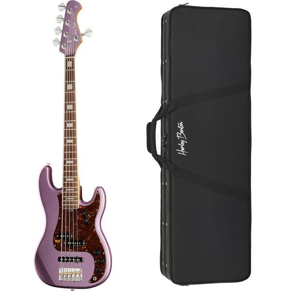 Harley Benton MV-5PJ Burgundy Mist w/Case