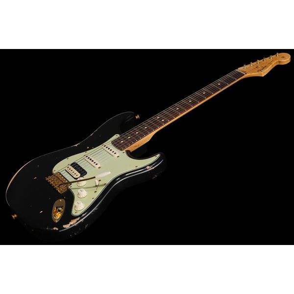 Fender 63 Strat RW Black Relic HSS