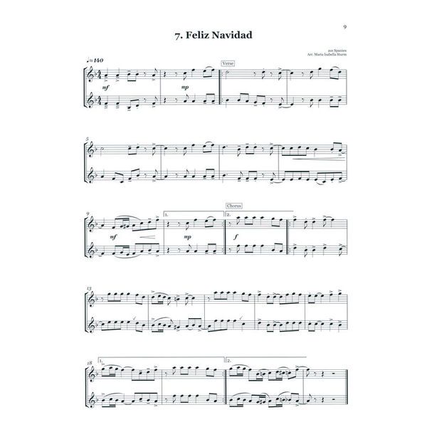 Brasstrail Christmas Duets Treble Clef