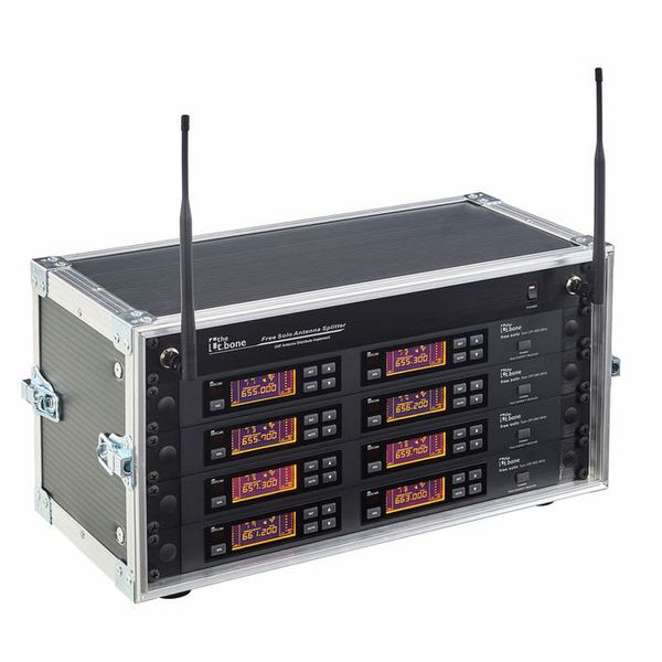 the t.bone free solo PT 520 MHz/8 CH Rack