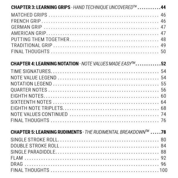 Drumeo The Best Beginner Drum Book