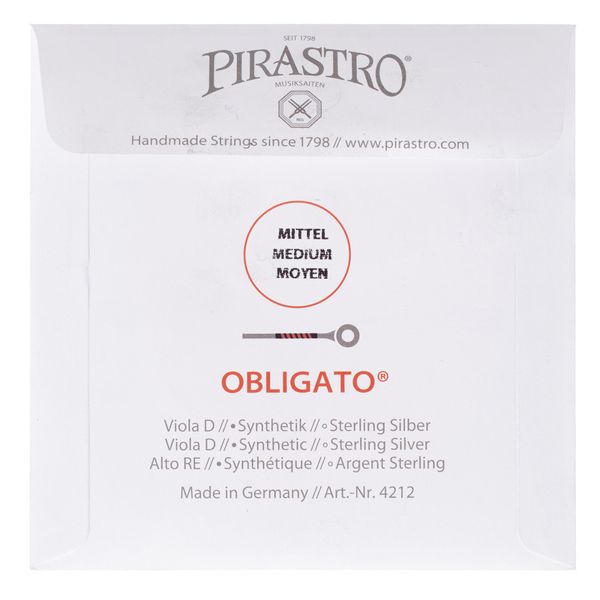 Pirastro Obligato Viola D Medium