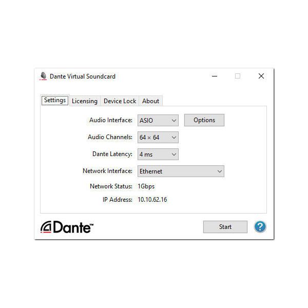 Dante Virtual Soundcard