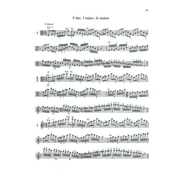 Ries und Erler Musikverlag Das Skalensystem for Viola