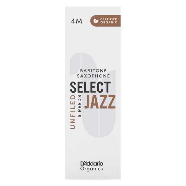 DAddario Woodwinds Organic Sel. Jazz Unf. BAR 4M