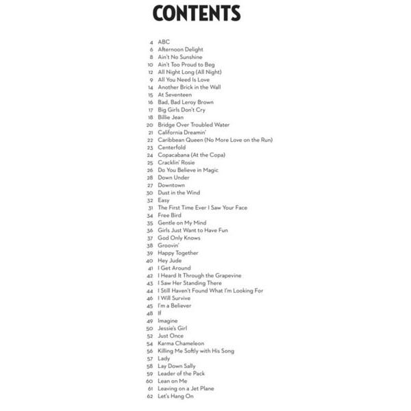 Hal Leonard 101 Popular Songs Clarinet