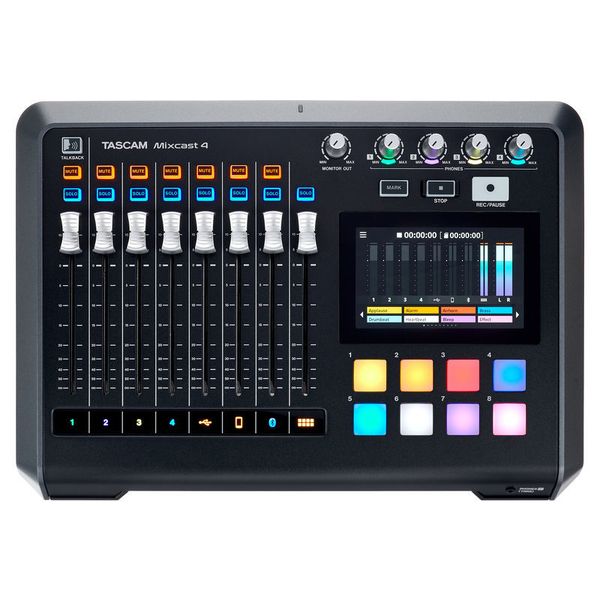 Tascam Mixcast 4 Bag Bundle