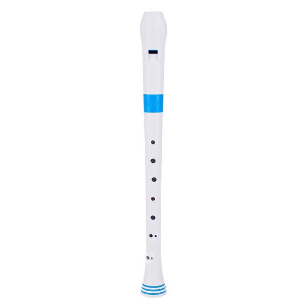 Nuvo Soprano Recorder white-blue