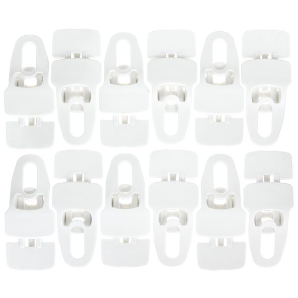 Holdon Midi Clip White 12pcs Pack