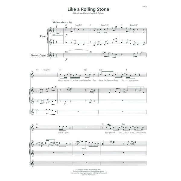 Hal Leonard Rock Keyboard / Organ Hits