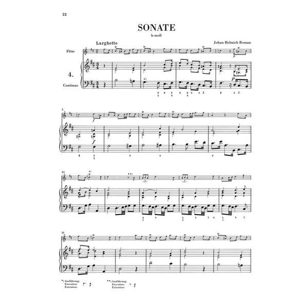 Henle Verlag Flötenmusik Barock