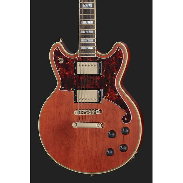 DAngelico Deluxe Brighton Matte Walnut