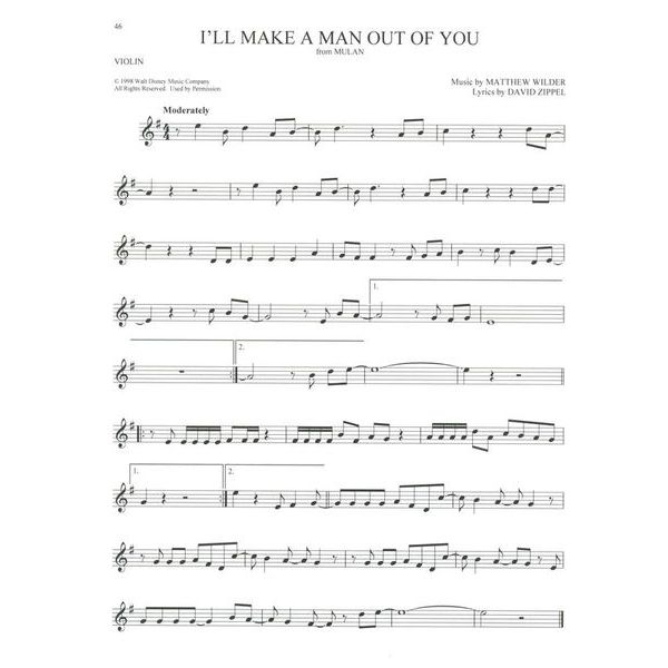 Hal Leonard 101 Disney Songs Violin