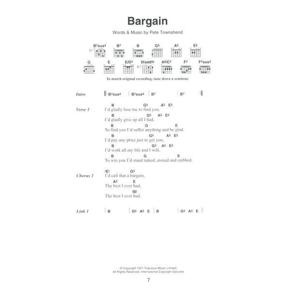 Wise Publications The Little Black Book Of Rock