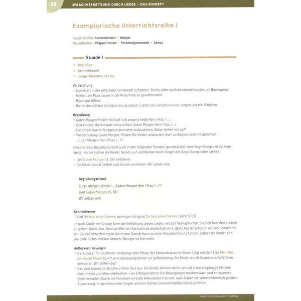 Helbling Verlag Lieder zum Ankommen