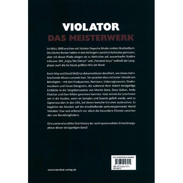 Hannibal Verlag Halo Depeche Mode