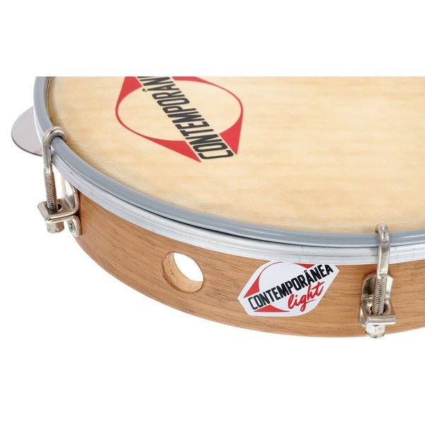 Contemporanea 08" Pandeiro Wood Real Skin