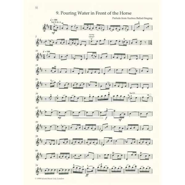 Schott Chinese Violin Solos