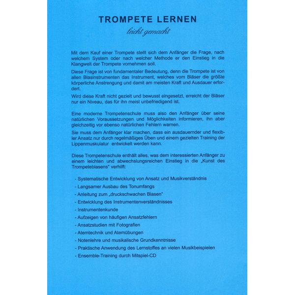 Musikverlag Schweizer Trompete Lernen Leicht 1