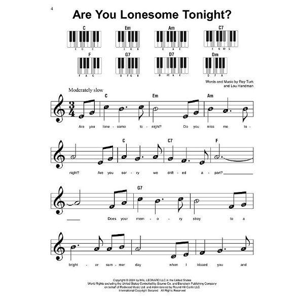 Hal Leonard The 1960s Super Easy Songbook