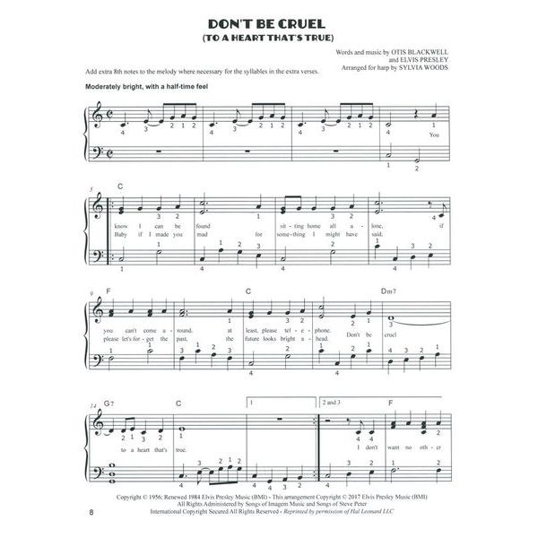 Hal Leonard Favorites from the '50s Harp