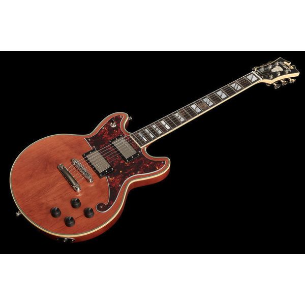 DAngelico Deluxe Brighton Matte Walnut