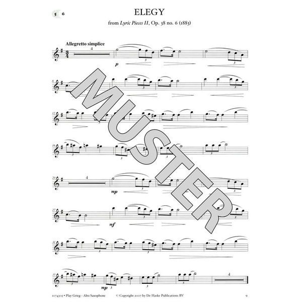 De Haske Play Grieg Alto Saxophon