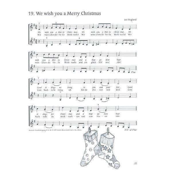 Schott Fr&ouml;hliche Weihnachtslieder