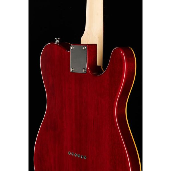 Harley Benton TE-90QM LH Trans Red
