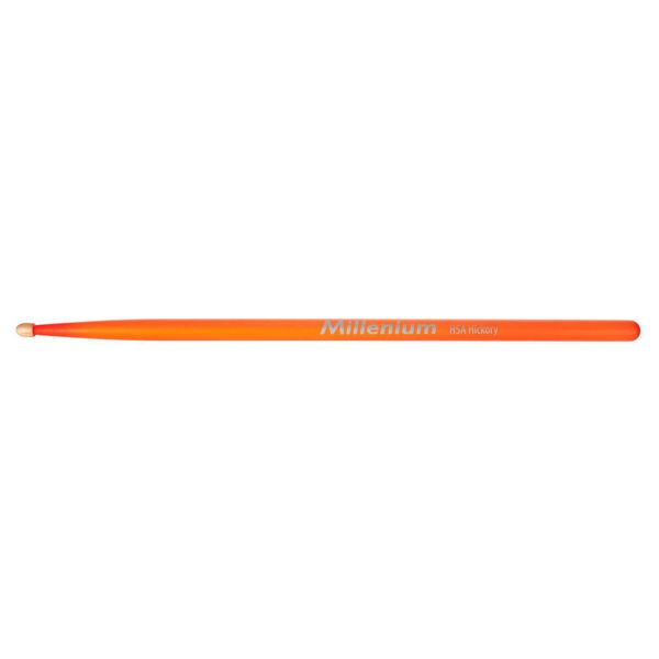 Millenium H5A Hickory Sticks Neon Orange